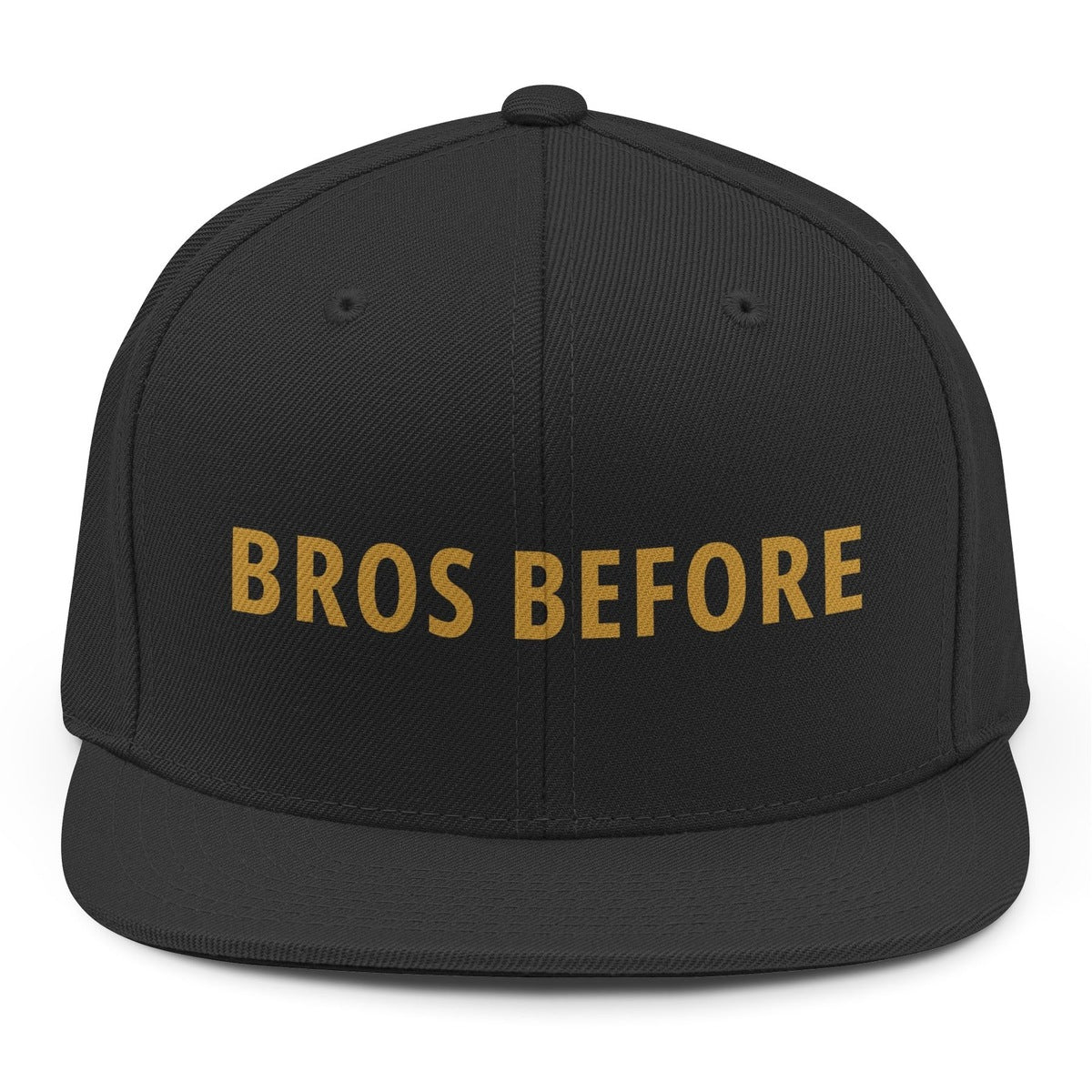 Bros Before Snapback - Black mockup