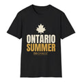 Ontario Summer Tee - Black flat mockup