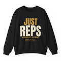 Just Reps Crewneck - Black flat mockup