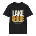 Lakeshore Tee - Black flat mockup