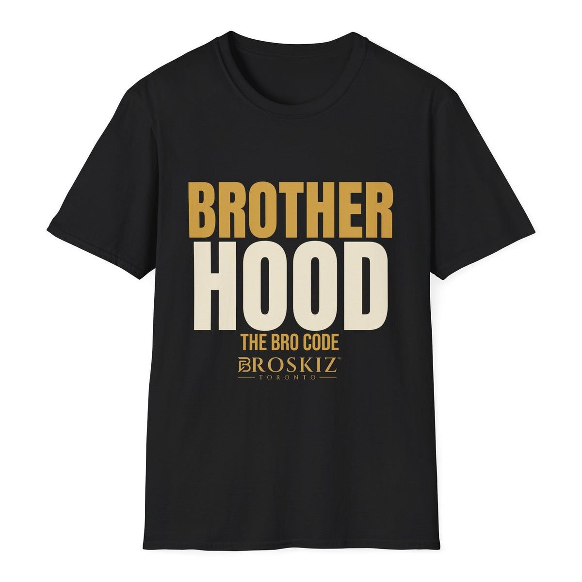 Brotherhood Tee - Black flat mockup