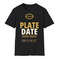 Plate Date Tee - Black