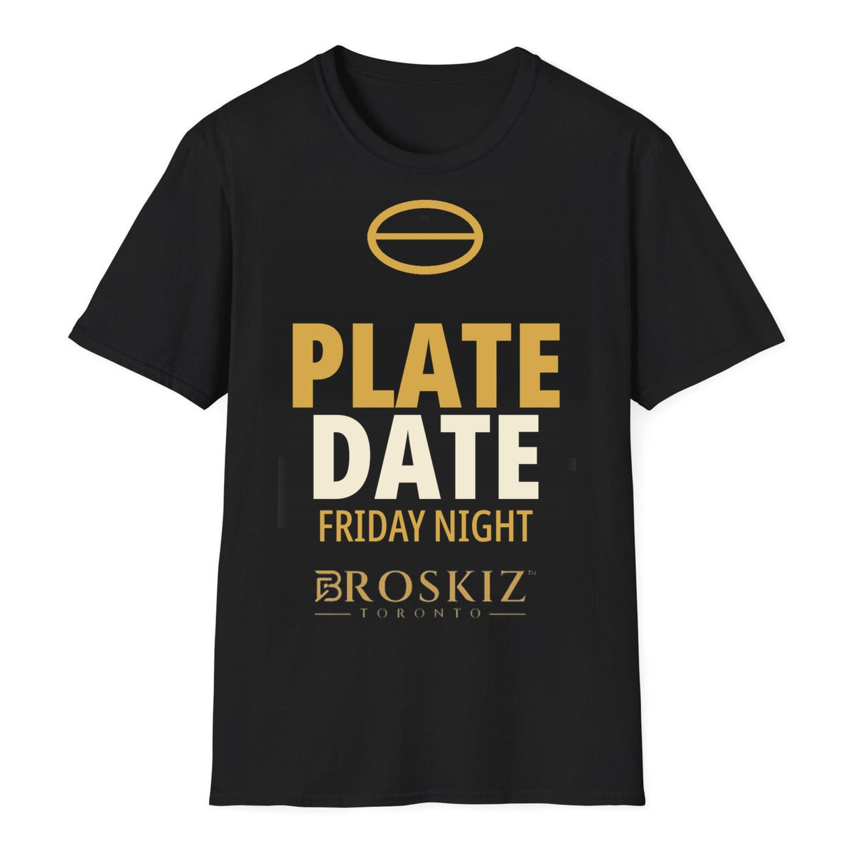 Plate Date Tee - Black