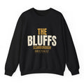 The Bluffs Crewneck - Black flat mockup