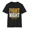 Fight Night Tee - Black flat mockup