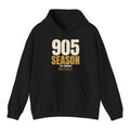 905 Season Hoodie - Black flat mockup
