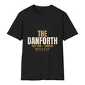 The Danforth Tee - Black flat mockup