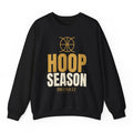 Hoop Season Crewneck - Black flat mockup