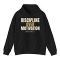 Discipline Hoodie - Black flat mockup