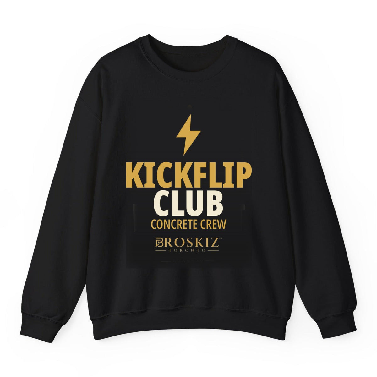 Kickflip Club Crewneck - Black