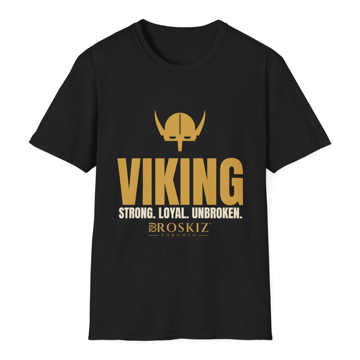 Viking Tee - Black flat mockup