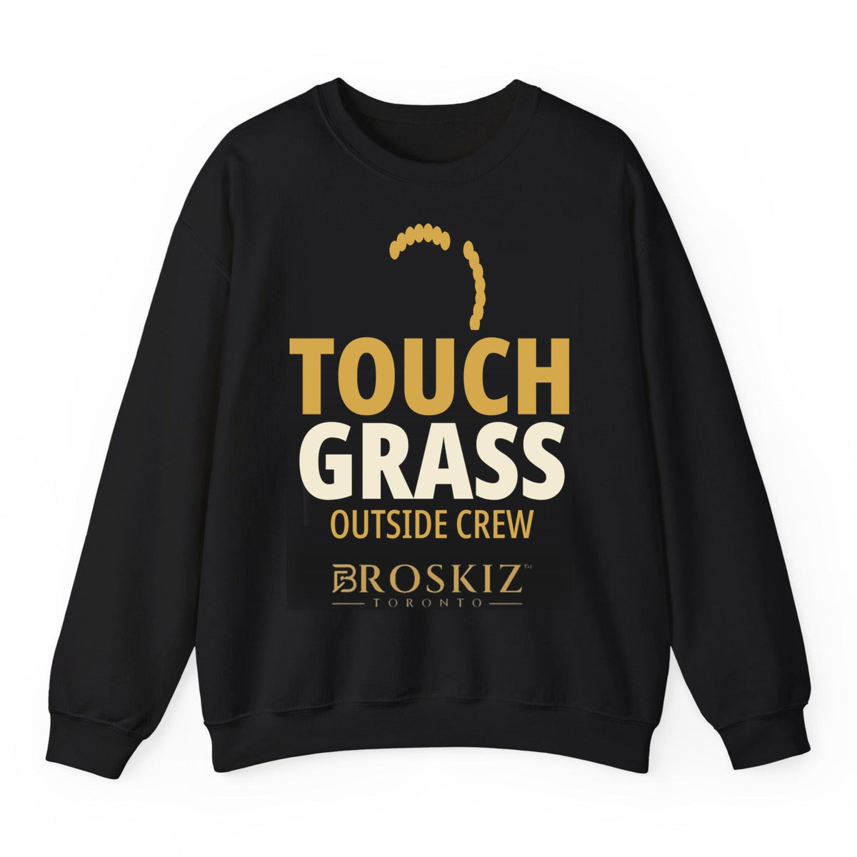 Touch Grass Crewneck - Black