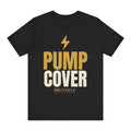 Pump Cover Tee - Black flat mockup