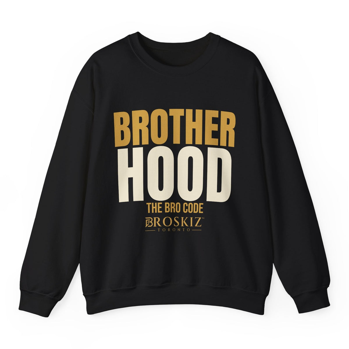 Brotherhood Crewneck - Black flat mockup