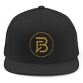 B Circle Snapback - Black mockup
