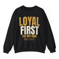 Loyal First Crewneck - Black flat mockup