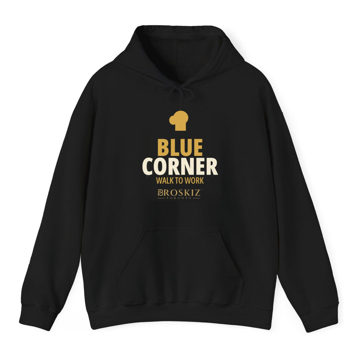 Blue Corner Hoodie - Black