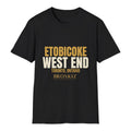 Etobicoke Tee - Black flat mockup