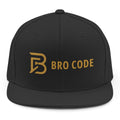 B Bro Code Snapback - Black mockup