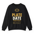 Plate Date Crewneck - Black