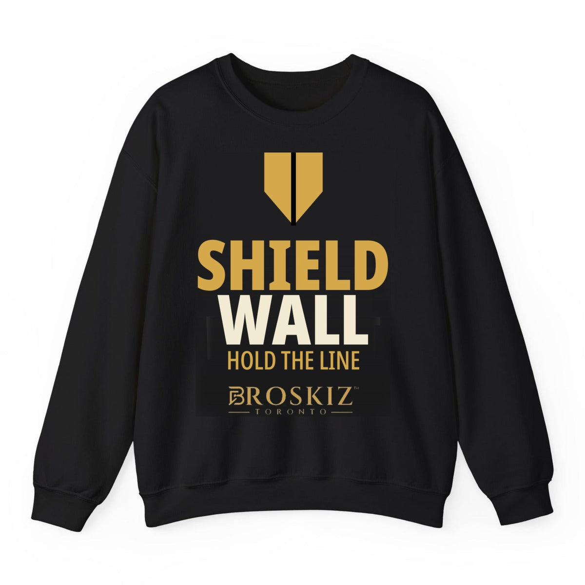 Shield Wall Crewneck - Black
