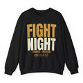 Fight Night Crewneck - Black flat mockup