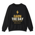 Earn the Day Crewneck - Black