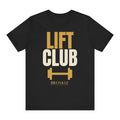 Lift Club Tee - Black flat mockup