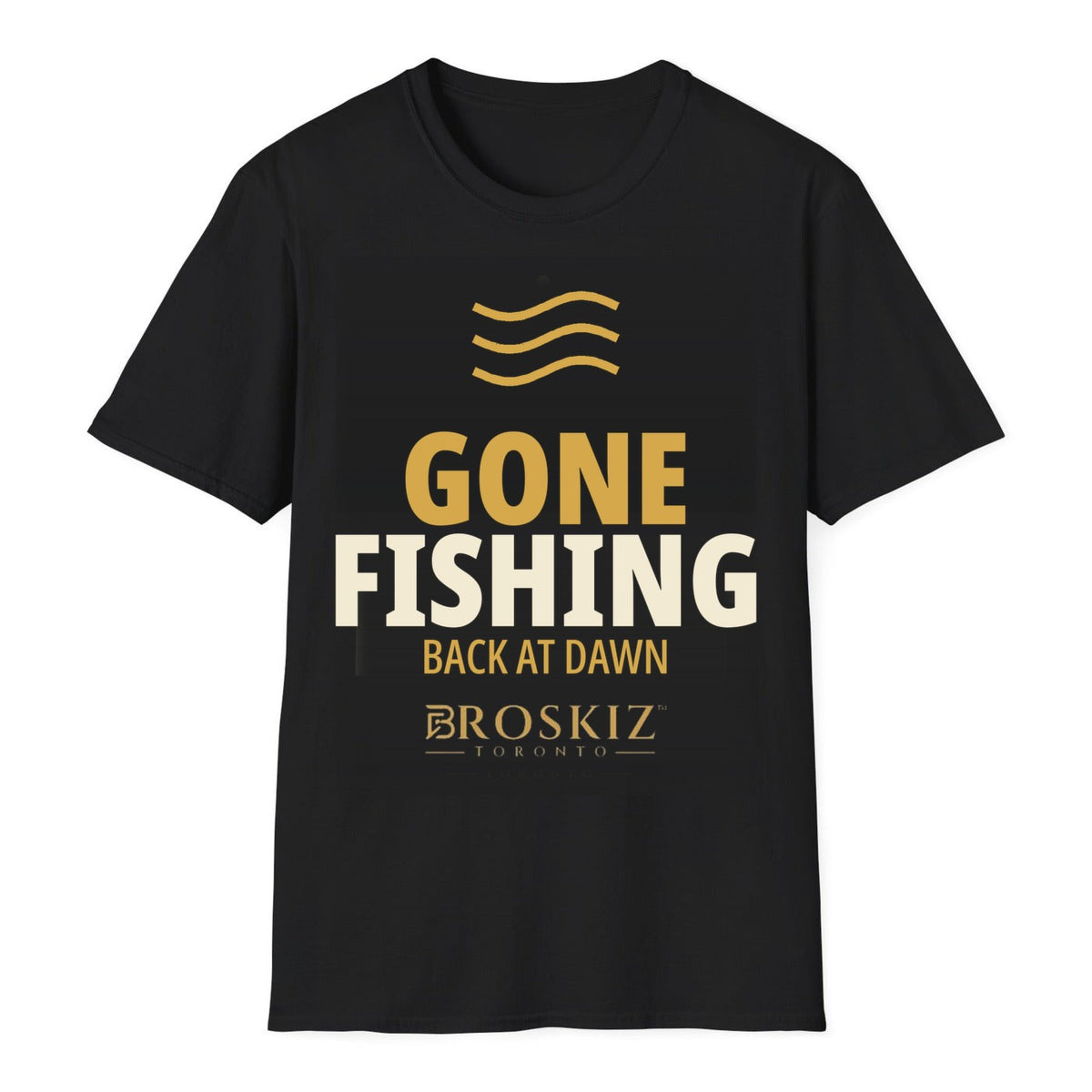 Gone Fishing Tee - Black