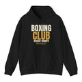 Bro Boxing Club Hoodie - Black flat mockup
