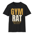 Gym Rat Tee - Black flat mockup