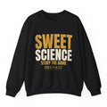 Sweet Science Crewneck - Black flat mockup